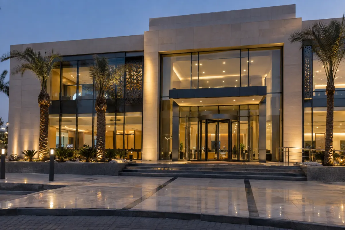 National Bank of Egypt representative site facade